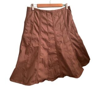 5for20 Think tank brown circle skirt with corset boning detail